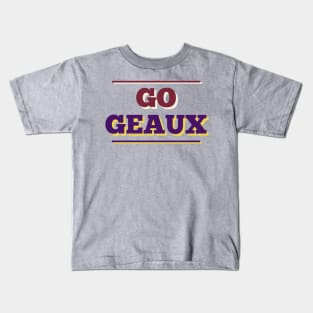 Go Geaux Football Louisiana Oklahoma Game Kids T-Shirt